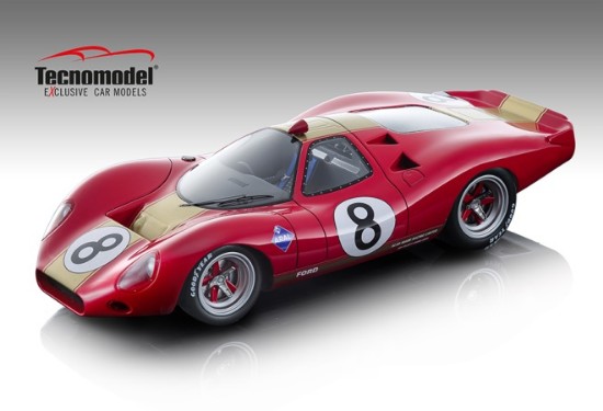 Immagine di FORD P68 N.8 1000 KM NURBURGRING 1968 IRWIN-RODRIGUEZ 1:18