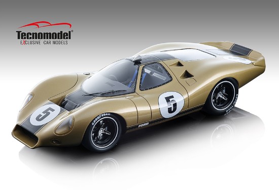 Immagine di FORD P68 PRESS VERSION 1968 GOLD LIMITED EDITION ALAN MANN 1:18