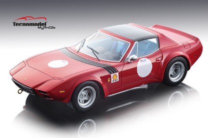 Immagine di FERRARI GTB/4 MICHELOTTI PRESS VERSION RED W/BLACK ROOF 1:18