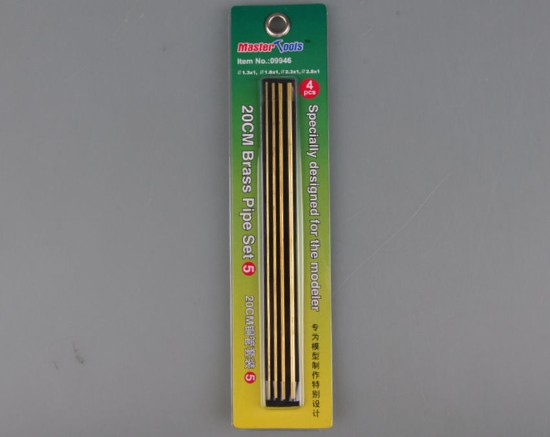 Immagine di CANNE IN OTTONE 20 cm Pz.4 mm 1,3-1,8-2,3-2,8  1 Pz. x TIPO
