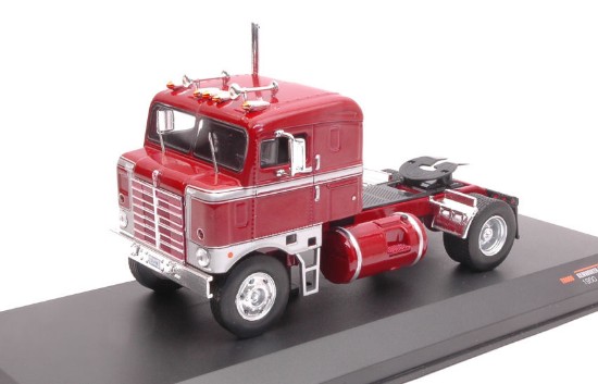 Immagine di KENWORTH BULLNOSE 1950 DARK RED/SILVER 1:43