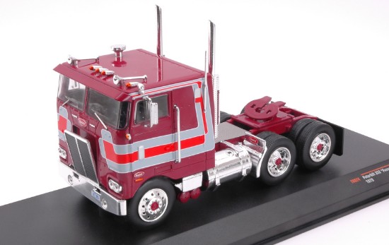 Immagine di PETERBILT 352 PACEMAKER 1979 DARK RED DECORATED PACEMAKER 1:43