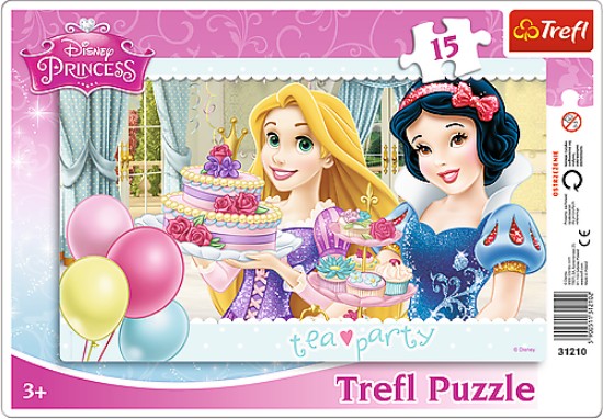 Immagine di TEA PARTY DISNEY PRINCESS PUZZLE FRAME Pz.15