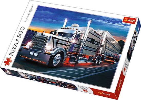 Immagine di TIR ARGENTATO - SILVER TRUCK PUZZLE Pz.500