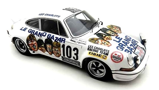 Immagine di PORSCHE 911 RS 2.7 N.103 GRAND BAZAR T.DE FRANCE LES CHARLOTS 1973 1:43