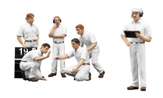 Immagine di MECCANICI PIT STOP CLASSIC STYLE WHITE 1:43