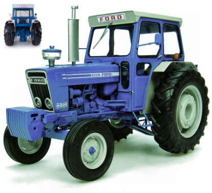 Immagine di TRATTORE FORD 7600 WITH CABIN 1975 1:16