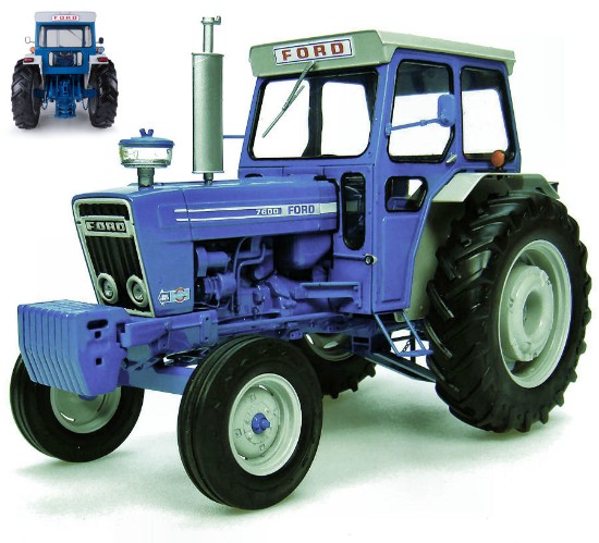 Immagine di TRATTORE FORD 7600 WITH CABIN 1975 1:16