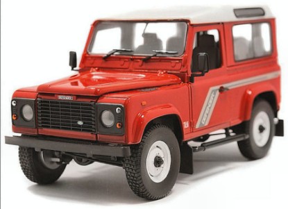 Immagine di LAND ROVER DEFENDER 90 STATION WAGON TDI 1984 RED 1:18