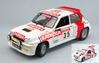 Immagine di RENAULT 5 TURBO N.35 5th TOUR DE CORSE 1986 J.C.TORRE-P.DE LA FOATA 1:18