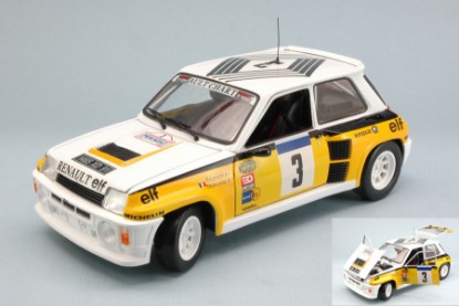 Immagine di RENAULT 5 TURBO N.3 WINNER T.DE FRANCE 1984 J.RAGNOTTI-P.THIMONIER 1:18