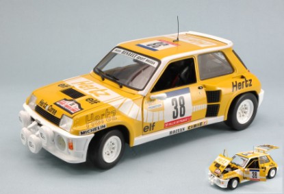 Immagine di RENAULT 5 TURBO N.38 15th TOUR DE CORSE 1984 C.BARTOLI-G.POLETTI 1:18