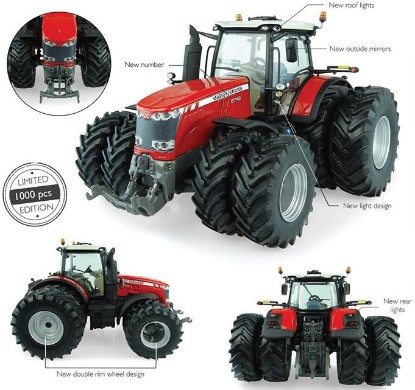 Immagine di MASSEY FERGUSON 8740 2017 WITH DUAL WHEELS 1:32