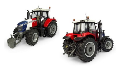 Immagine di MASSEY FERGUSON 7726S BLEU-BLAC-ROUGES EDITION 1:32
