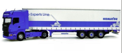 Immagine di SCANIA R580 + REMORQUE/TRAILER "KOMATSU" 1:50