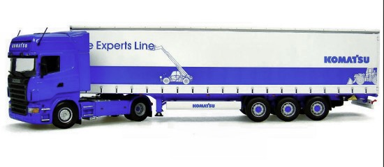 Immagine di SCANIA R580 + REMORQUE/TRAILER "KOMATSU" 1:50
