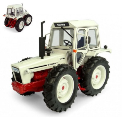 Immagine di TRATTORE FORD COUNTY 1174 WHITE/RED 1:32