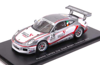 Immagine di PORSCHE 911 GT3 N.28 CUP GREAT BRITAIN 2017 CHAMPION C.EASTWOOD 1:43