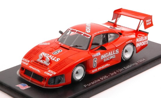 Immagine di PORSCHE 935 N.6 3rd 12 H SEBRING 1984 WOLLEK-FOYT-BELL 1:43