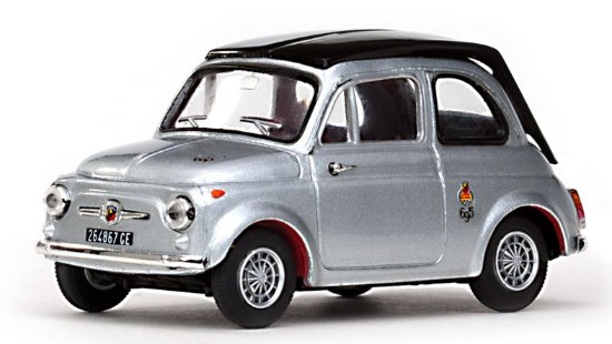 Immagine di FIAT ABARTH 595 SS 1964 SILVER/BLACK 1:43
