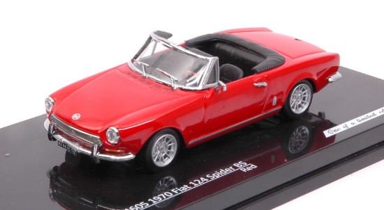 Immagine di FIAT 124 SPIDER BS 1970 RED 1:43