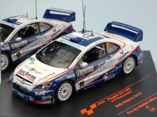 Immagine di PEUGEOT 307 WRC N.41 8th RALLY BULGARIA 2010 F.TURAN-G.ZSIROS 1:43
