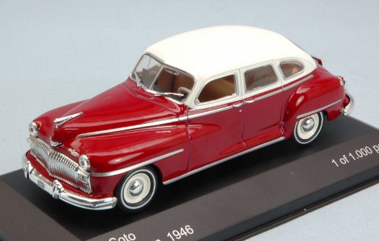 Immagine di DESOTO 6 SUBURBAN 1946 DARK RED/WHITE 1:43