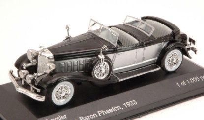 Immagine di CHRYSLER IMPERIAL LE BARON PHAETON 1933 SILVER/BLACK 1:43