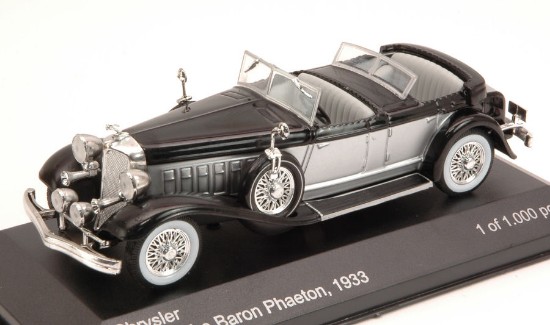 Immagine di CHRYSLER IMPERIAL LE BARON PHAETON 1933 SILVER/BLACK 1:43