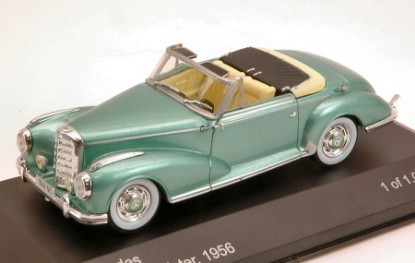 Immagine di MERCEDES 300 (W188) SC ROADSTER 1956 METALLIC LIGHT GREEN 1:43
