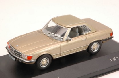 Immagine di MERCEDES 350 SL (R107) 1971 GOLD METALLIC 1:43