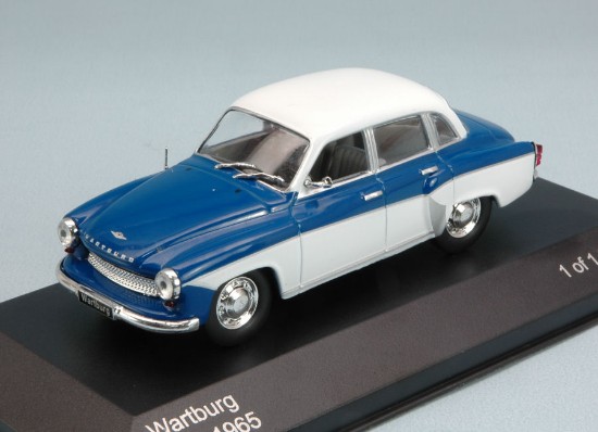 Immagine di WARTBURG 312 1965 BLUE/WHITE 1:43