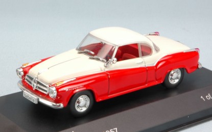 Immagine di BORGWARD ISABELLA COUPE  1957 RED/MATT WHITE 1:43