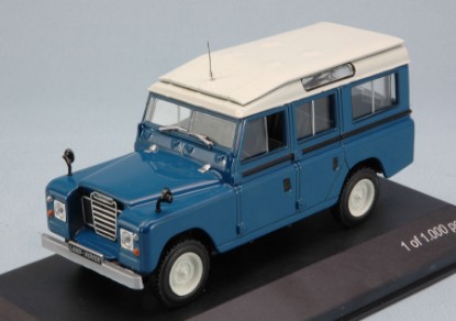 Immagine di LAND ROVER SERIES II 1958 BLUE W/WHITE ROOF 1:43