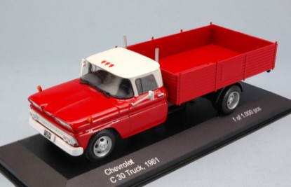 Immagine di CHEVROLET C30 TRUCK 1961 RED/WHITE 1:43