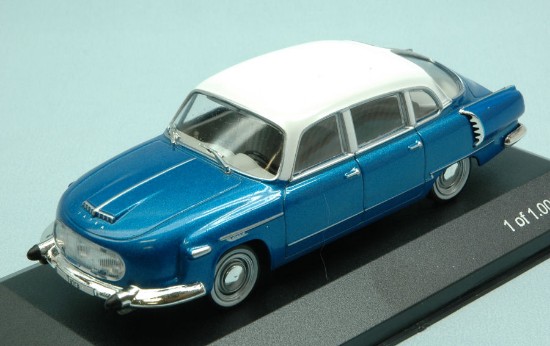 Immagine di TATRA 603 1970 METALLIC BLUE/WHITE 1:43