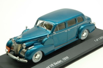 Immagine di CADILLAC SERIES 75 FLEETWOOD V8 SEDAN 1939 METALLIC DARK TURQUOIS 1:43