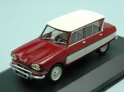 Immagine di CITROEN AMI 6 1961 DARK RED/WHITE 1:43