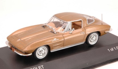 Immagine di CHEVROLET CORVETTE C2 STINGRAY 1963 GOLD 1:43