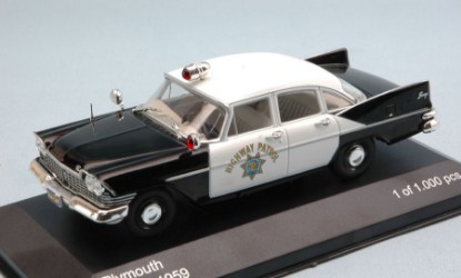 Immagine di PLYMOUTH SAVOY CALIFORNIA HIGHWAY PATROL 1959 1:43