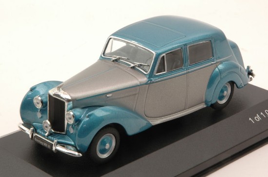 Immagine di BENTLEY MK VI 1950 SILVER/METALLIC LIGHT BLUE 1:43