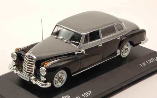 Immagine di MERCEDES 300D (W189) 1957 BLACK/GREY 1:43