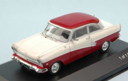 Immagine di FORD TAUNUS 17m (P2) 1957 WHITE/DARK RED 1:43