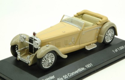 Immagine di DAIMLER DOUBLE SIX 50 CONVERTIBLE 1931 BEIGE 1:43