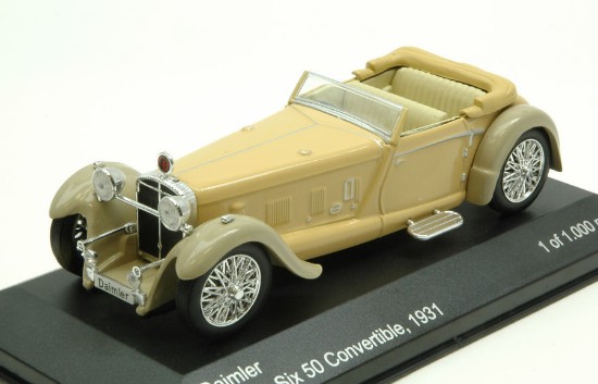 Immagine di DAIMLER DOUBLE SIX 50 CONVERTIBLE 1931 BEIGE 1:43