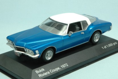 Immagine di BUICK RIVIERA COUPE  1972 METALLIC BLUE/WHITE 1:43