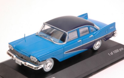 Immagine di PLYMOUTH SAVOY 1959 BLUE W/DARK BLUE ROOF 1:43
