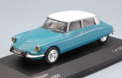 Immagine di CITROEN DS 19 1966 LIGHT BLUE/WHITE 1:43