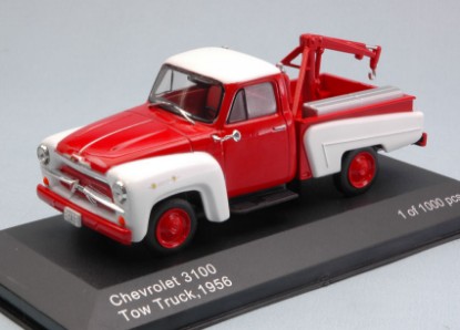 Immagine di CHEVROLET 3100 TOW TRUCK 1956 RED/WHITE 1:43
