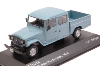 Immagine di TOYOTA LAND CRUISER BANDEIRANTE PICK UP 1976 LIGHT BLUE 1:43